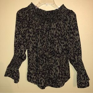 Veronica M Leopard Print Blouse - Yasmin - size small